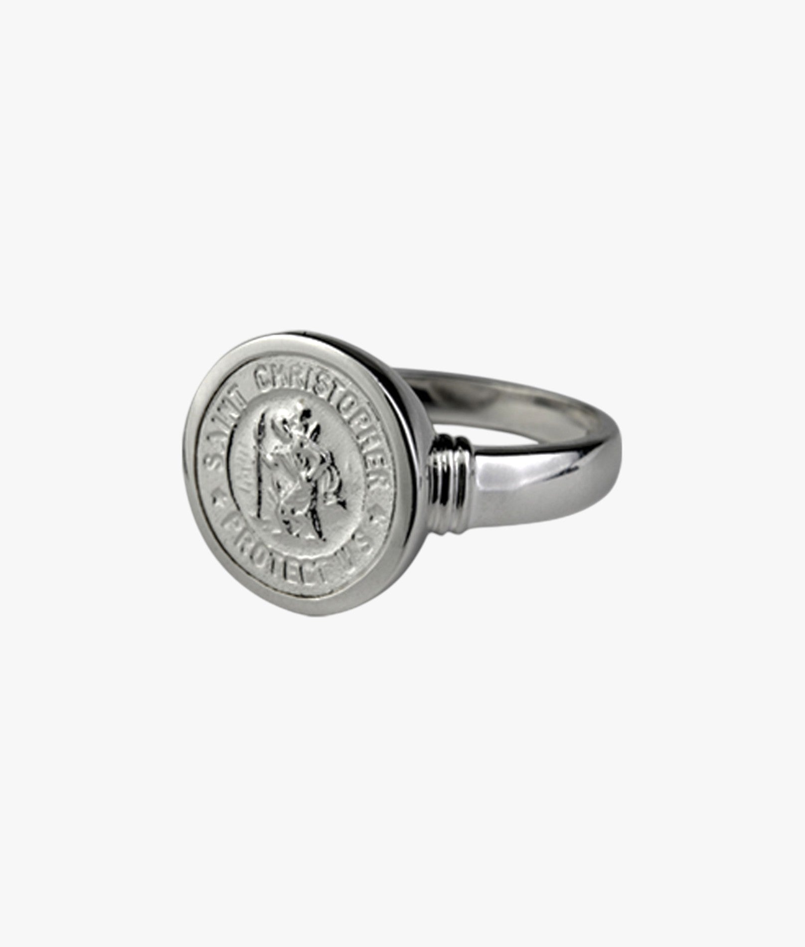 Round St Christopher ring – Von Treskow