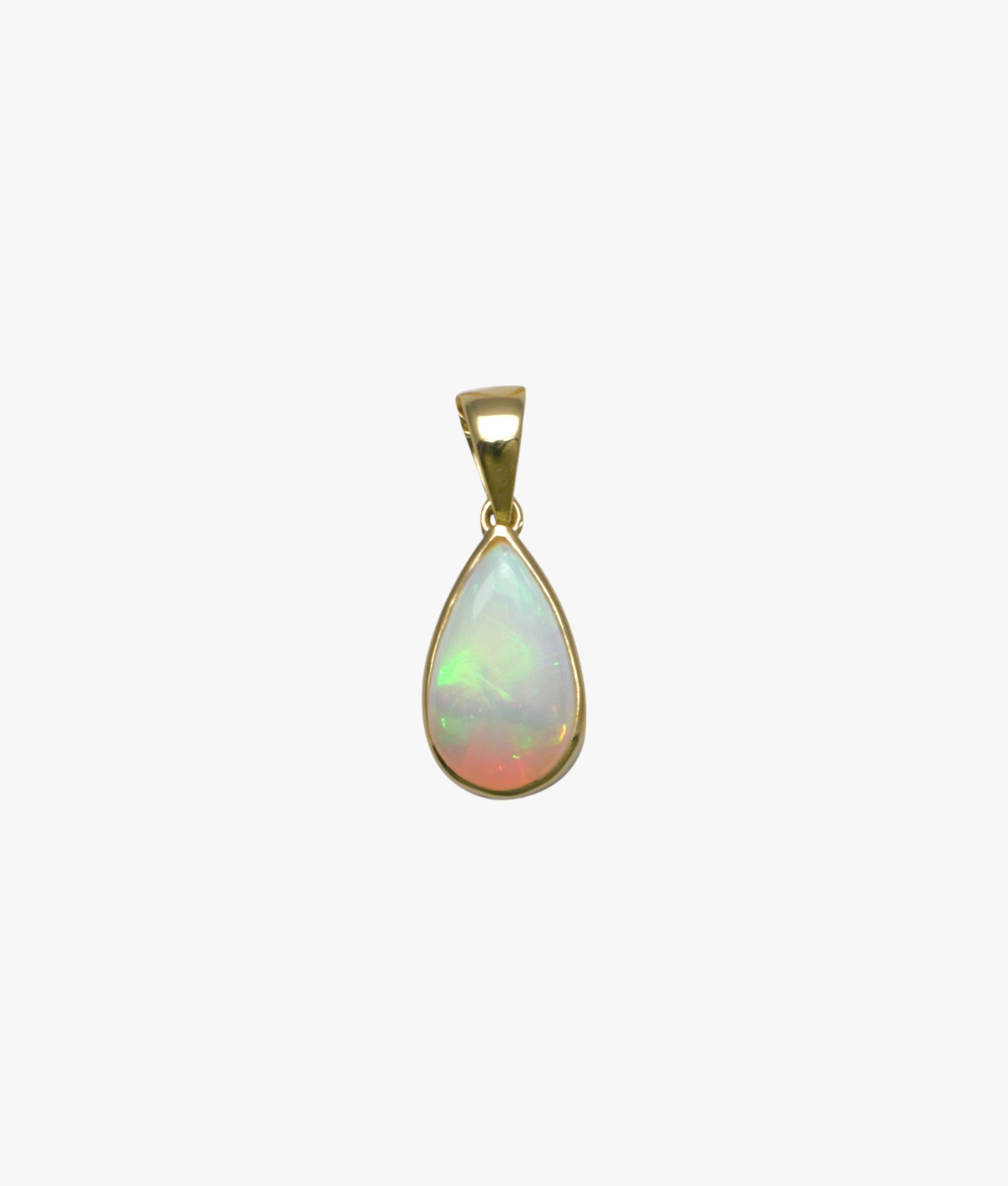 Pear shaped natural opal pendant – Von Treskow1