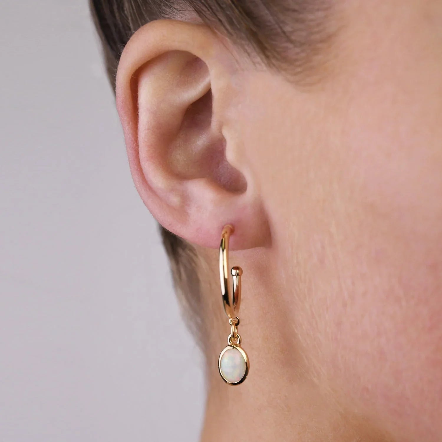 Natural Opal Earrings
