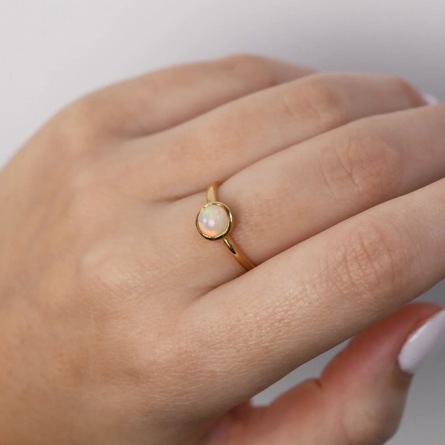Natural Opal Rings
