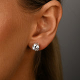 8mm Cubic Zirconia Studs