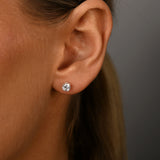 6mm Cubic Zirconia Studs