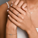 Diamond Butterfly Bracelet (0.16ct)