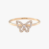 Diamond Butterfly Ring (0.16ct)