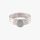 Czelline Opal Ring Stack