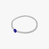 Stretchy Bracelet with Evil Eye