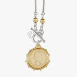 Box Chain Shilling Necklace