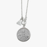 Ball Chain Token Coin Necklace