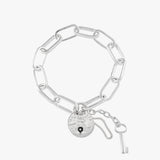 Coin Padlock Lauren Link Bracelet