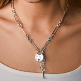 Coin Padlock Belcher Bracelet