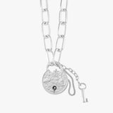 Coin Padlock Lauren Link Necklace
