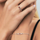 Maeve Garnet Adjustable Bracelet