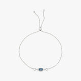Maeve London Blue Topaz Adjustable Bracelet