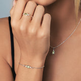 Maeve Peridot Adjustable Bracelet