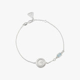 Maeve Sky Blue Topaz Micro Coin Bracelet