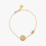 Maeve Peridot Micro Coin Bracelet