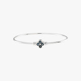 London Blue Topaz Clover Golf Bangle