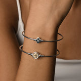 London Blue Topaz Clover Golf Bangle