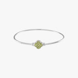 Peridot Clover Golf Bangle