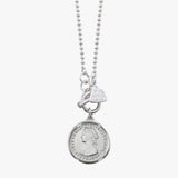 Token Coin Ball Chain Necklace