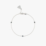 London Blue Topaz Small Triplet Bracelet