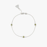 Peridot Large Triplet Bracelet