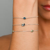 Peridot Large Triplet Bracelet