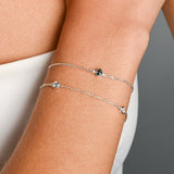 Sky Blue Topaz Large Triplet Bracelet