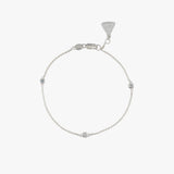 Sky Blue Topaz Small Triplet Bracelet