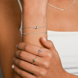 Baguette London Blue Topaz Bracelet