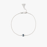 Emerald Cut London Blue Topaz Bracelet