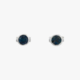 Round (5mm) London Blue Topaz Studs