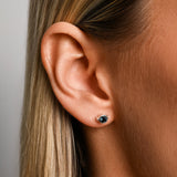 Round (5mm) London Blue Topaz Studs