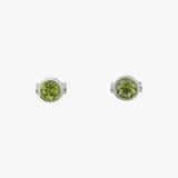 Round (5mm) Peridot Studs
