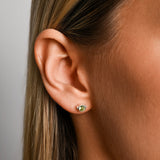 Round (5mm) Peridot Studs