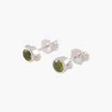 Round (5mm) Peridot Studs