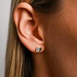 Gemstone Triplet Cluster Studs I