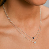 Oval London Blue Topaz Necklace