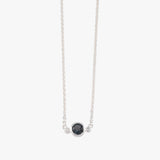 Round London Blue Topaz Necklace