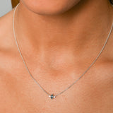 Marquise London Blue Topaz Necklace