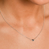 Pear London Blue Topaz Necklace