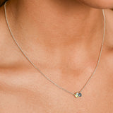 Gemstone Triplet Cluster Necklace