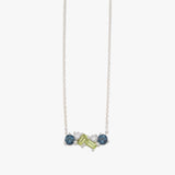 Lime & Berry Cluster Necklace