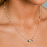 Lime & Berry Cluster Necklace