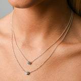 Gemstone Triplet Cluster Necklace II