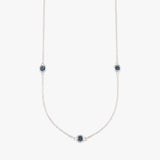 London Blue Topaz Orbit Necklace