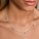 London Blue Topaz Orbit Necklace