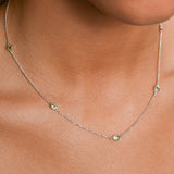 Peridot Orbit Necklace