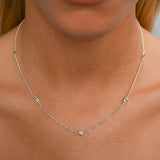 Peridot Orbit Necklace