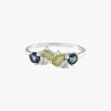 Lime & Berry Cluster Ring
